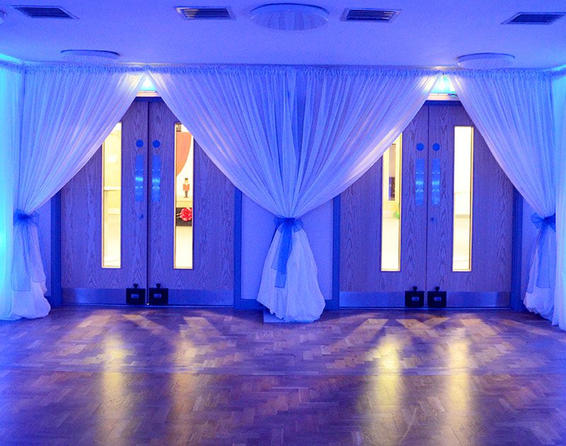 Wedding Entrance Curtain Drape Hire In Essex