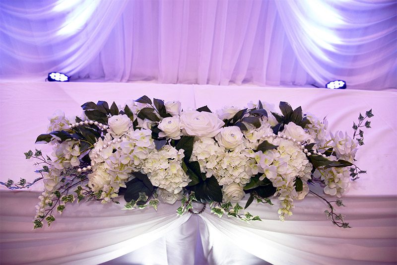 Wedding Head Table Decoration Hire